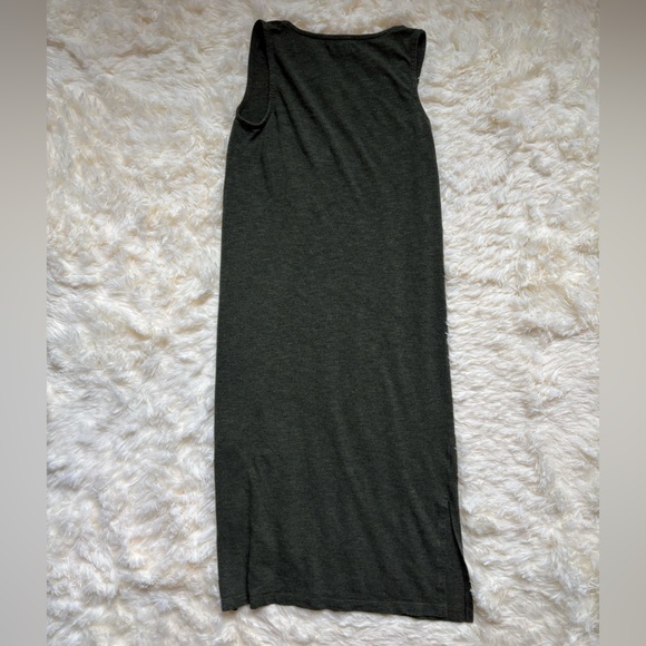 Madewell Olive Green V-Neck T-Shirt Dress Size XXS - Picture 2 of 7